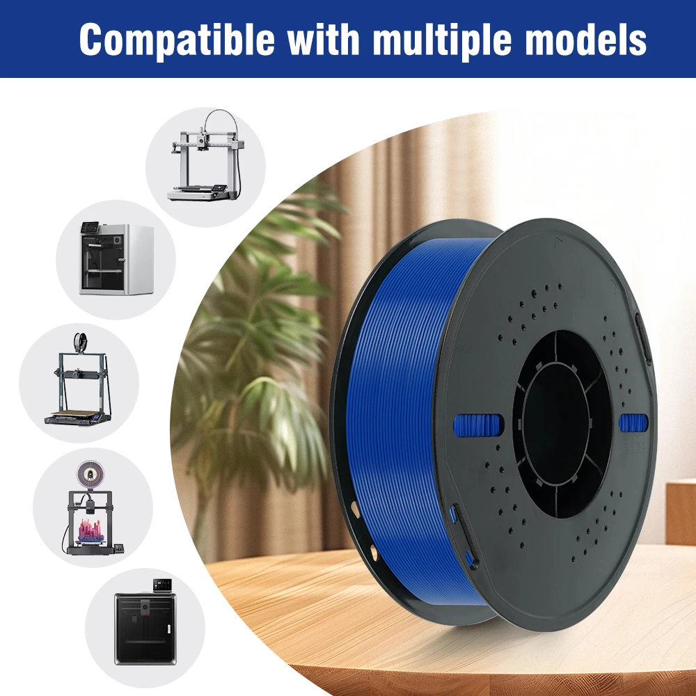 KINGROON PETG 3D Printer Filament 1.75mm 5KG 10KG Mix Color 3D Printing Material 1kg/roll  petg Plastic For FDM 3dprinter