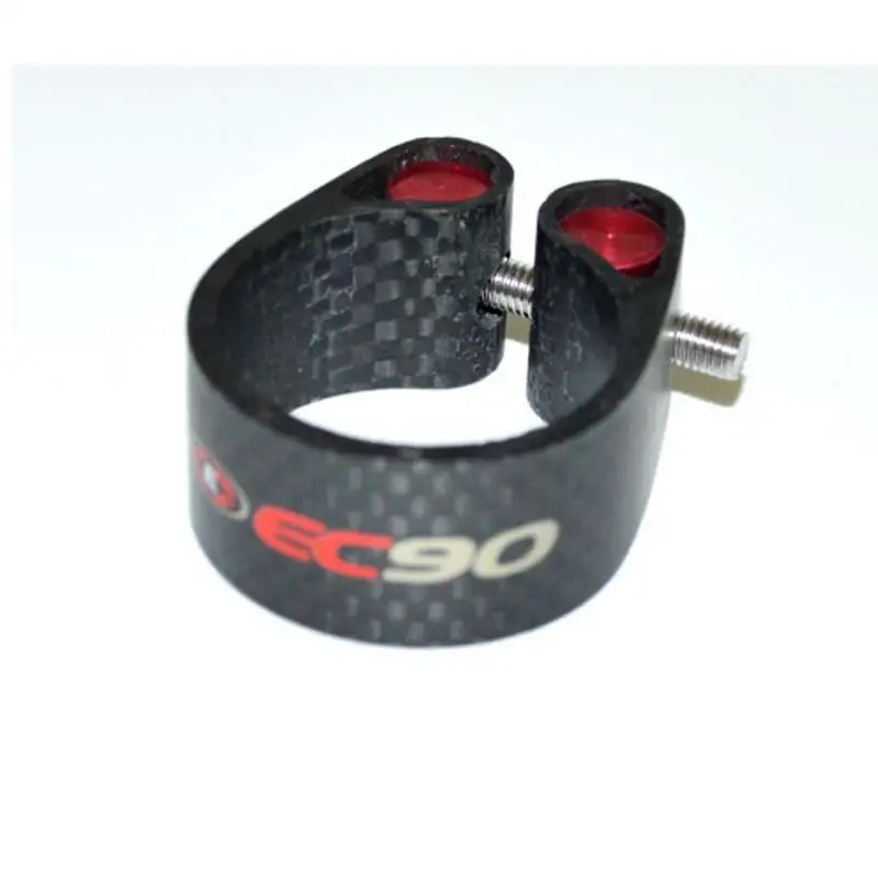 EC90 Full Carbon Fiber MTB Cycling Seatpost Clamp, Road Bicycle Post Seat Clip, 27.2mm, 30.8mm, 31.6mm, New