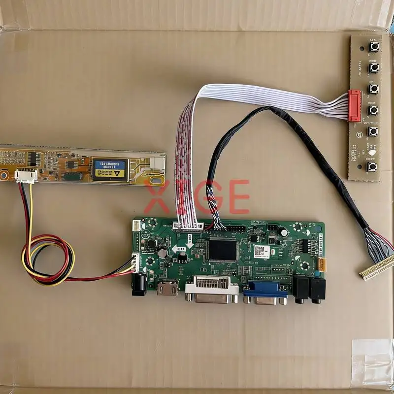 

Комплект для самостоятельной сборки платы контроллера матрицы для LP133WX1 LTN133AT01 LTN133W1 B133EW01, 1280*800, HDMI+DVI+VGA, LVDS-30Pin, 1-CCFL