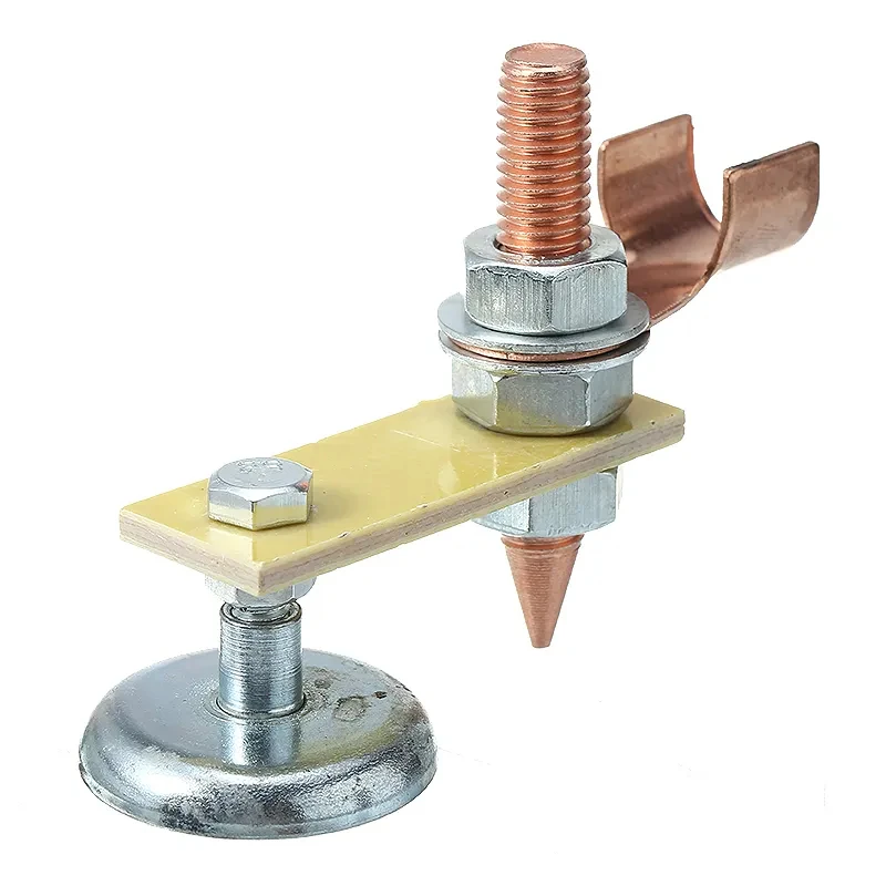 1PC Soldering Head Support Grounding Gripper With Tail Powerful Magnetic Stacked Iron Workpiece Holder Tool Locator Connector