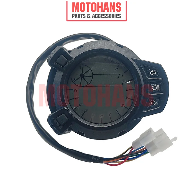 FOR YAMAHA BWS125  7 COLORS CHANGES MOTORCYCLE SPEEDOMETER DIGITAL SPEEDOMETER 7 COLORS EASY ASSEMBLY