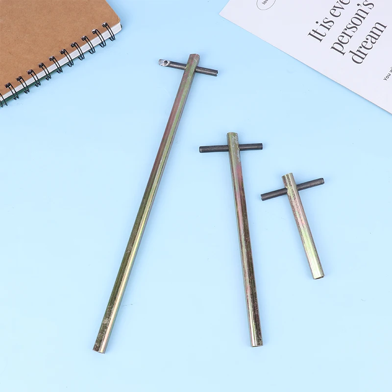 1Pc Extended Type Elevator Triangle Key Train Triangle Key  Professional Triangle Key For Elevator Door.