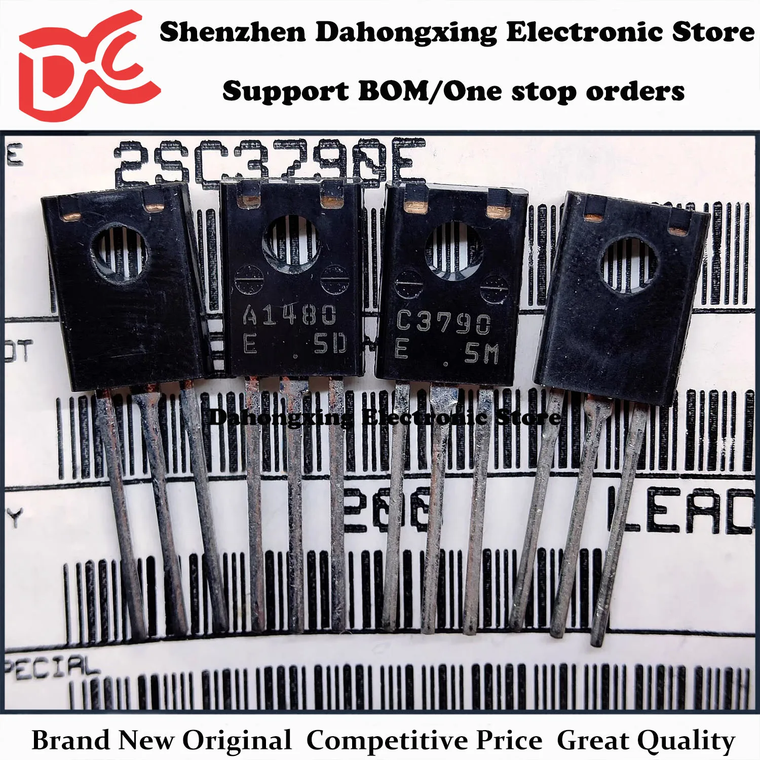 New Original 10Pairs 2SA1480 A1480 + 2SC3790 C3790 TO-126 Audio Amplifier Transistor Electronic Components Great Quality