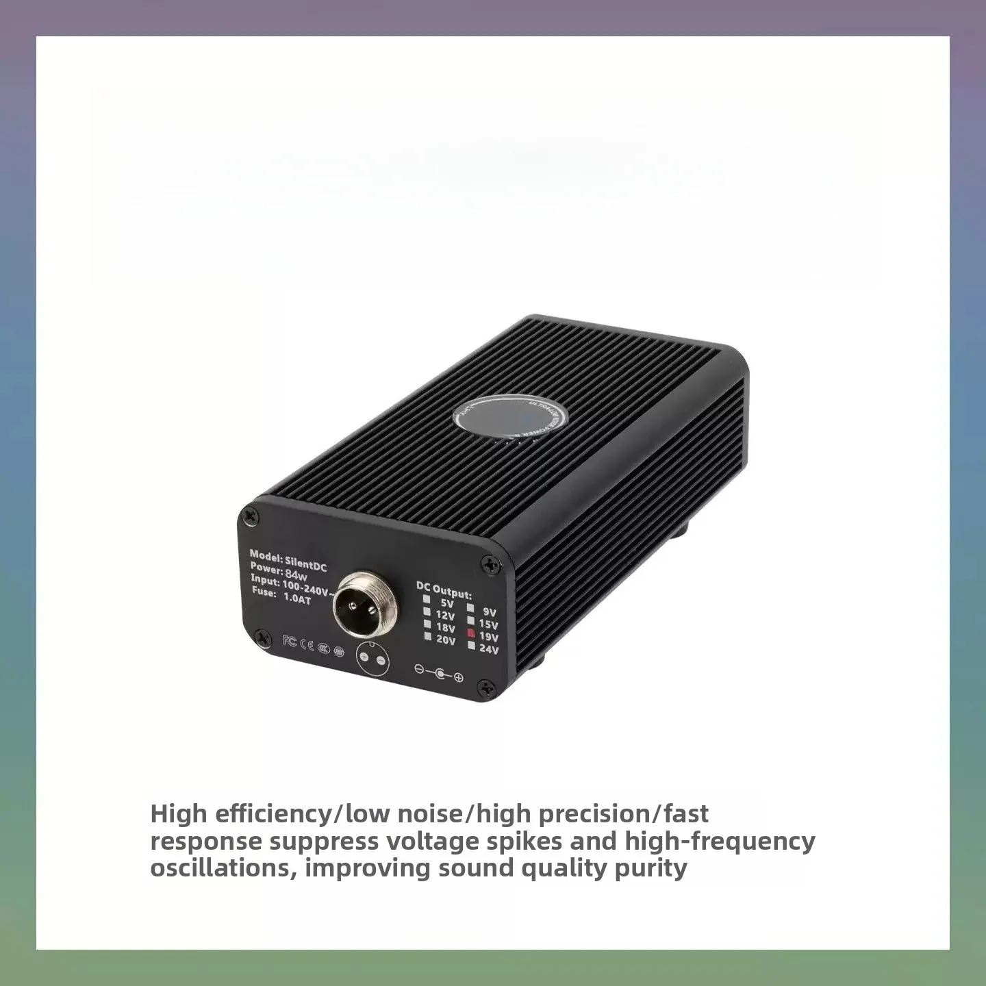 A-195 Fever UV Level Precision Low Noise DC 12/19/20V Stabilized Power Adapter