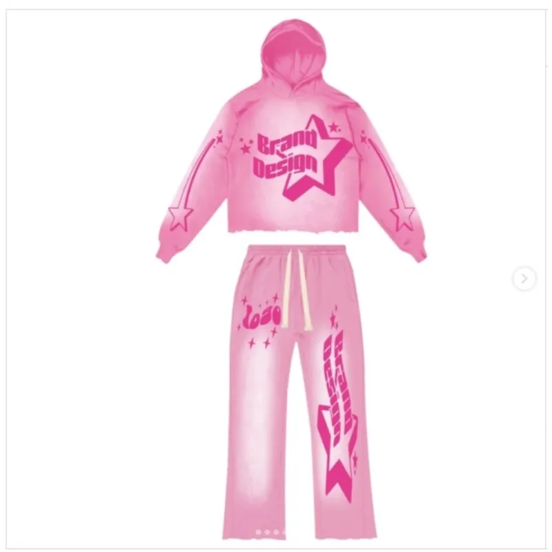 Neues 3D-gedrucktes, modisches, lässiges Kapuzenset für Erwachsene im europäischen und amerikanischen Stil