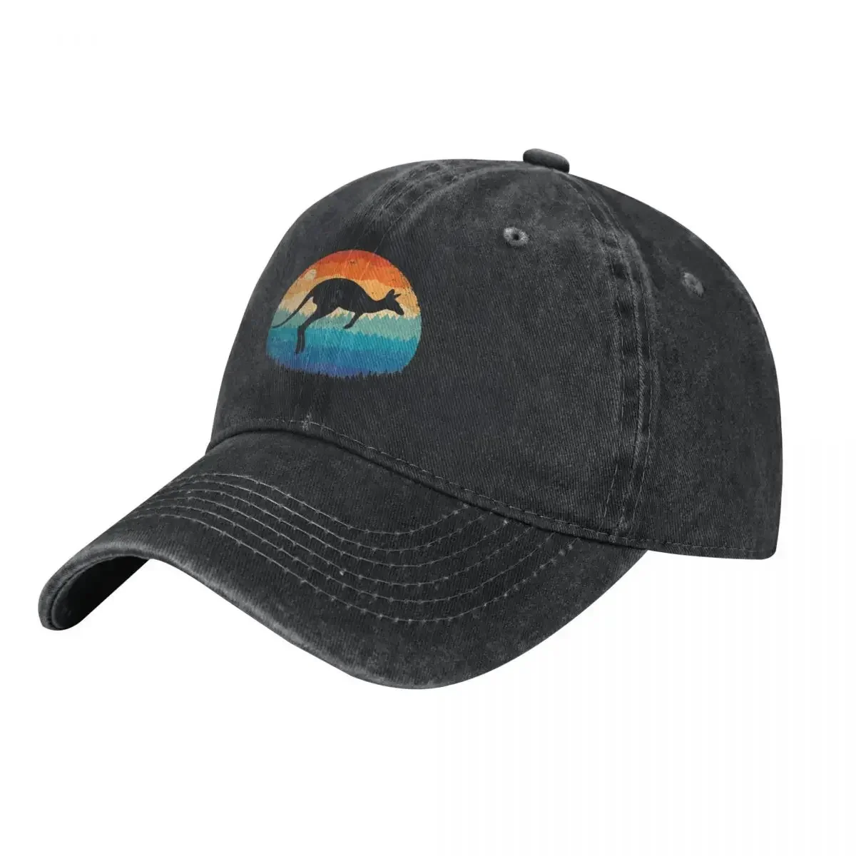 Australia Kangaroo Retro Baseball Cap Hat Beach Golf Cap Fishing cap Boy Women's