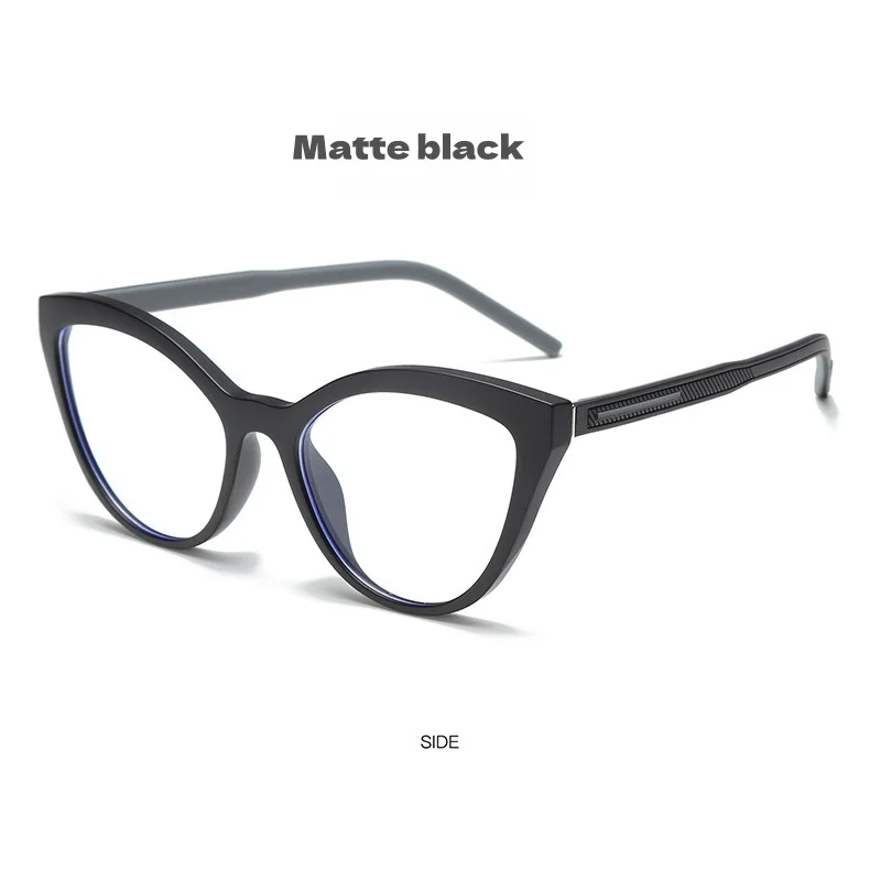 F·DRACON TR90 Mode Retro Cat Eye Damen Brillengestell Ultraleichte optische Anti-Blaulicht-Brille für Damen – Detail 6