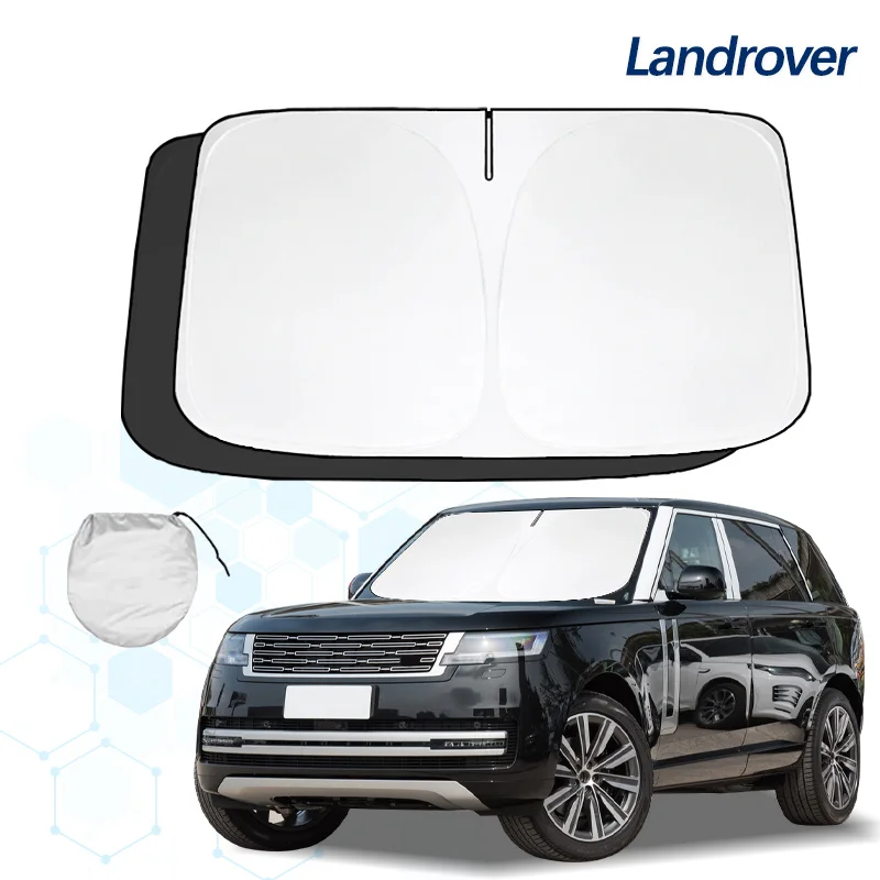 Car Windshield Sun Shade For Range Rover Sunshade Summer Visor Protector Foldable Blocks UV Rays Protection Accessories