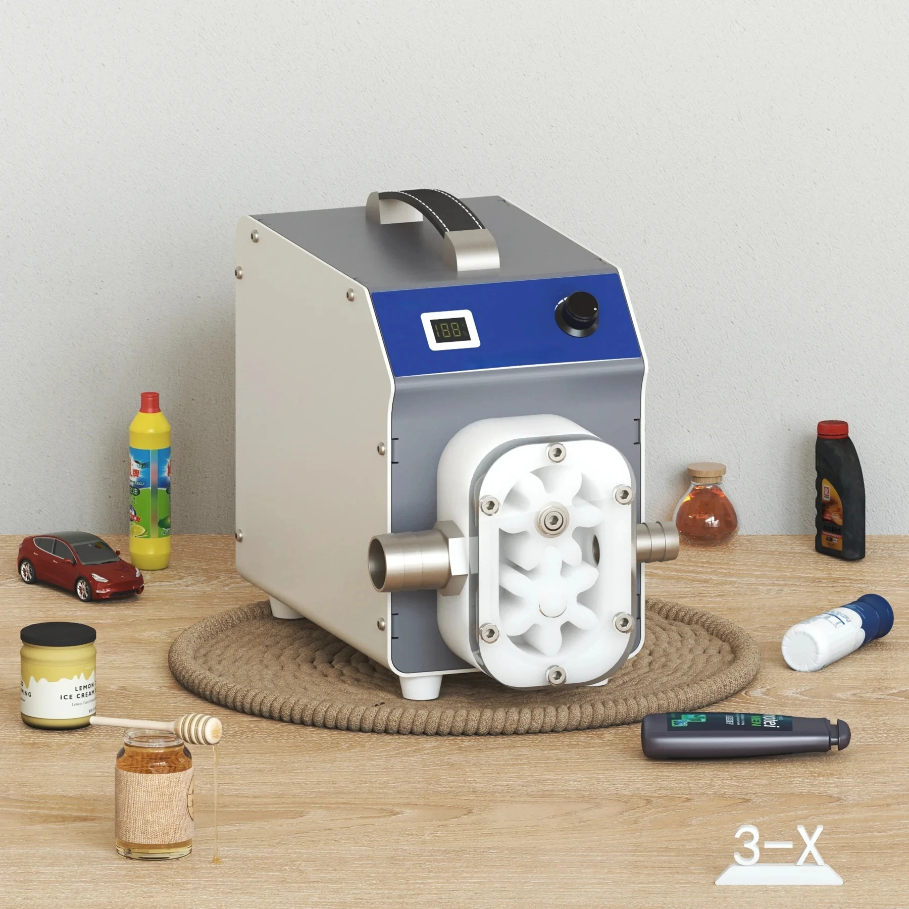 

Универсальный насос для вязких жидкостей, идеально подходит для меда и других продуктов, высокомоментный насос для меда, стабильная работа, низкий уровень шума, производительность 10 л/мин.