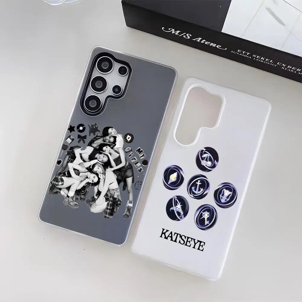 Чехол для телефона K-pop группы K-katseye для Samsung Galaxy S25 S24 S22 S23 Ultra S21 S20 Plus, матовый, противоударный, мягкий, с эффектом желе