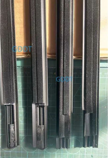 4 Pcs Black Outside Windows Glass Rubber for Changan CS35 2012-2017 6103410-W01-AB Weatherstrip for CS35 Outer Laminate Rubber
