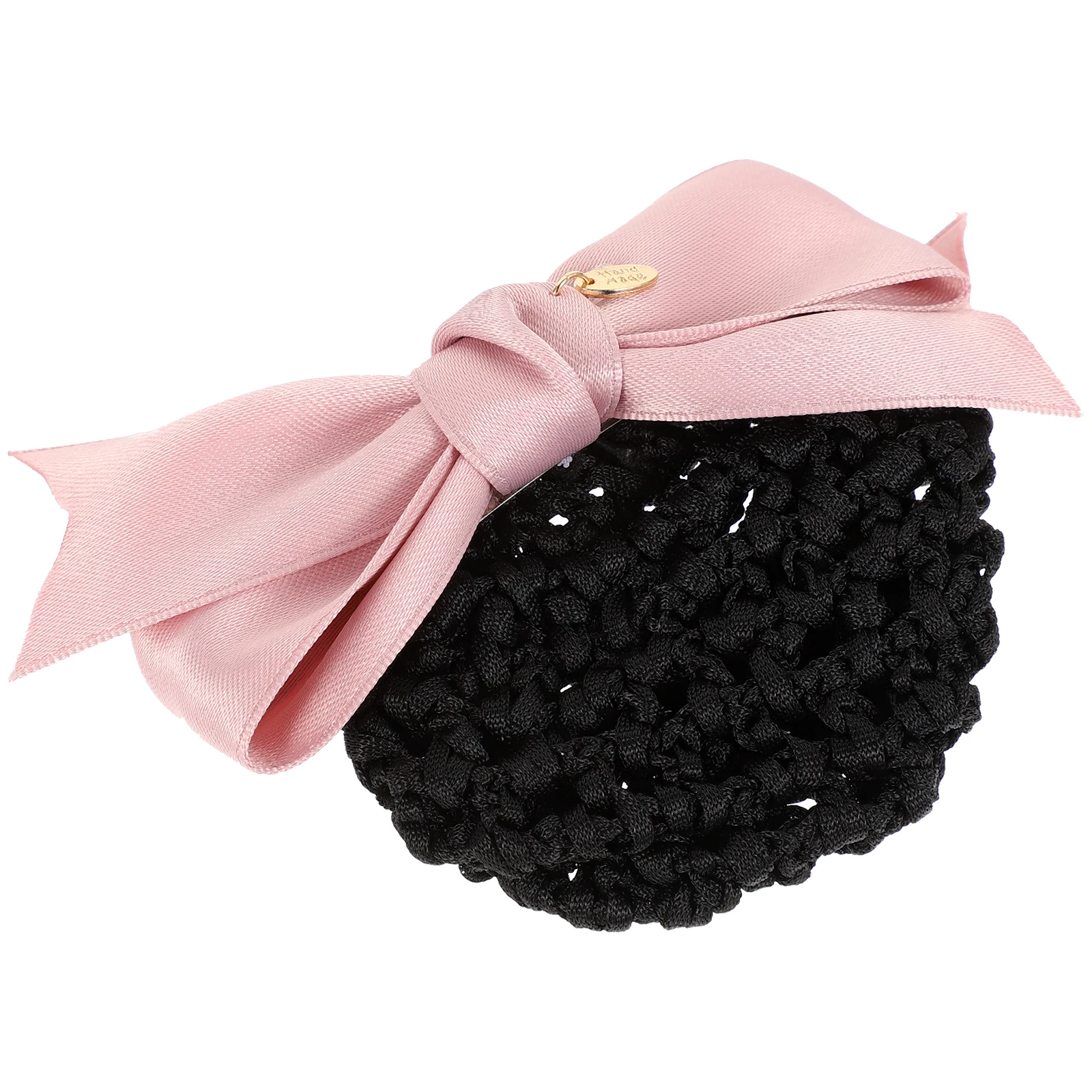 

Work Head Mesh Snood Headdress Ribbon Bow Hair Snood Fabric Clip Tidy Hair Bow Nurse Doctor Safety Accessories