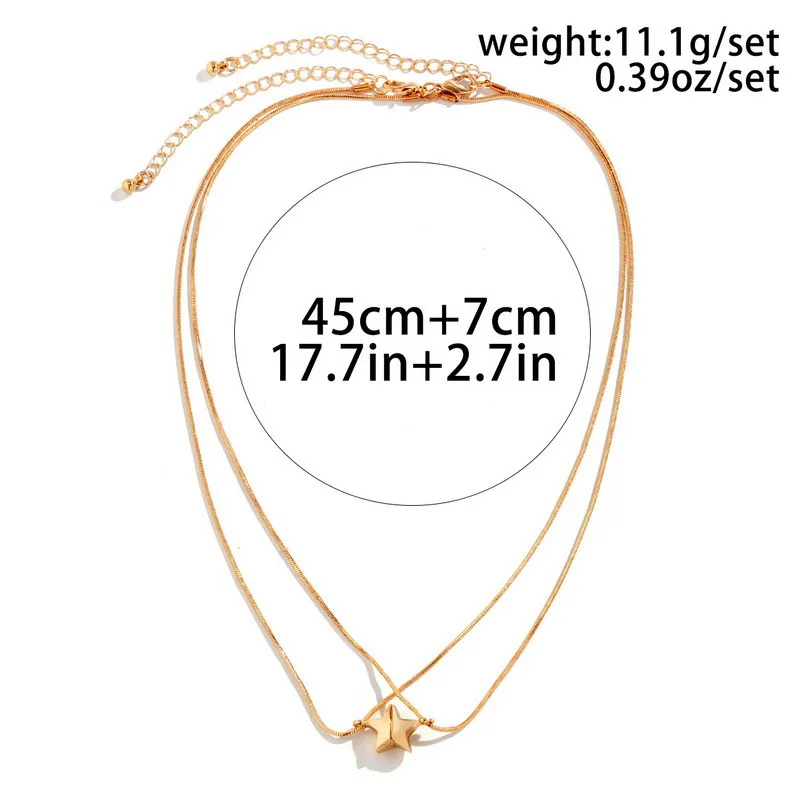 Titanium Steel Matching Necklaces for Couple Ins Fashion Magnet Star Pendant Neck Chain Friend Gifts Women Jewlery Wholesale