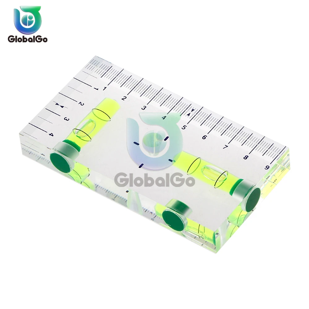 Magnetic Level Bubble Level Transparent High Precision Construction Leveling Tool Measurement Bubble Level Gauge