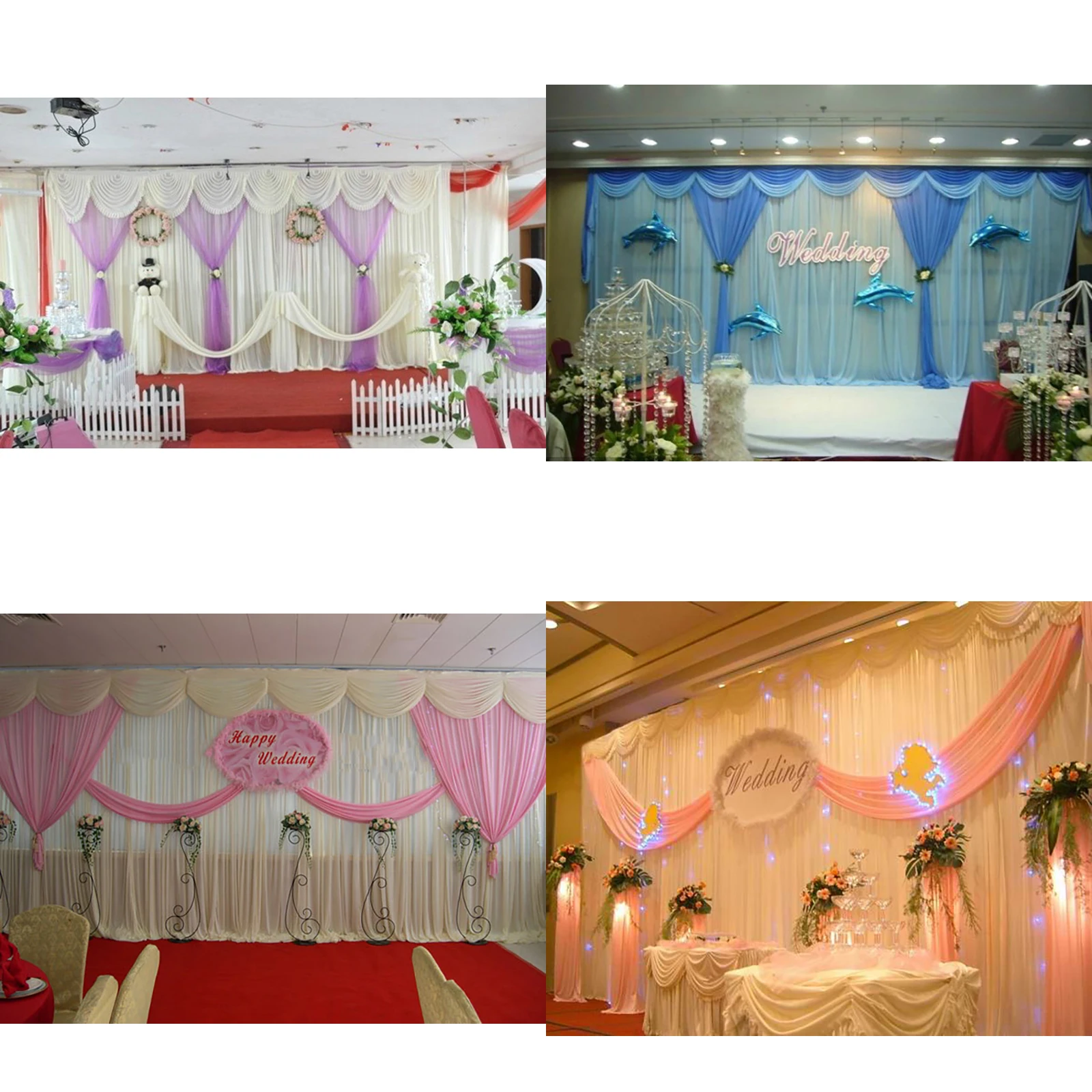 

Wedding Backdrop Wedding Stage Curtain Wedding Decoration Christmas Halloween Background Wall Decoration