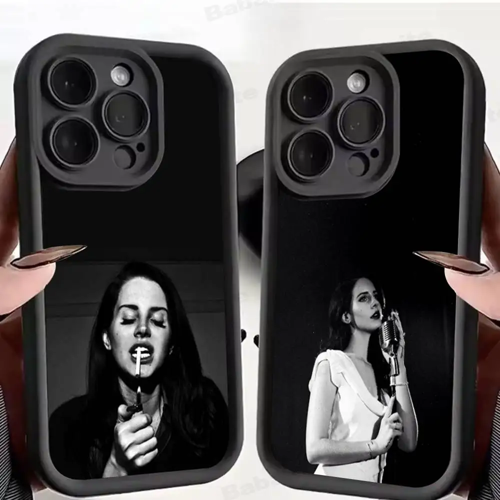 

L-Lana Del Ray Fashion For iPhone 17 15 13 12 11 14 Pro Max X XR XS 16 Plus Shockproof Candy Back Cover