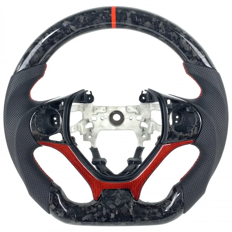 

Для Honda Civic 9-го поколения 2008-2015 изготовленный на заказ спортивный руль из кованого углеродного волокна