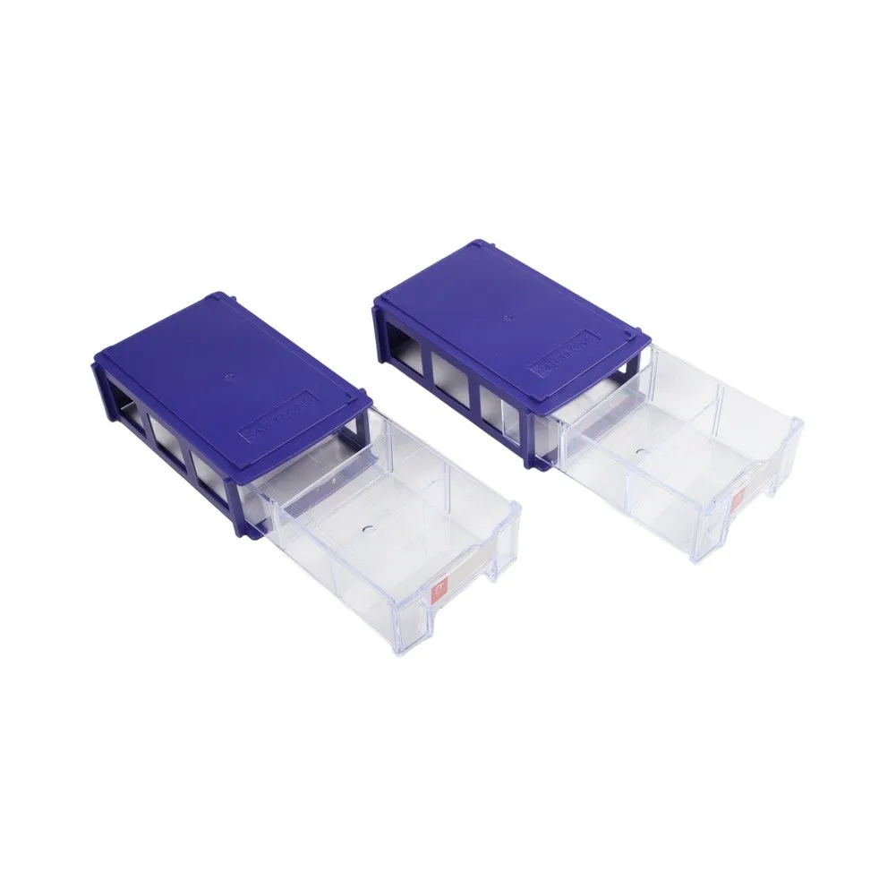 Garage Storage Plastic Storage Boxes Easy Install Storage Solution Sewing Tool Hardware Storage Finger Grip Drawers