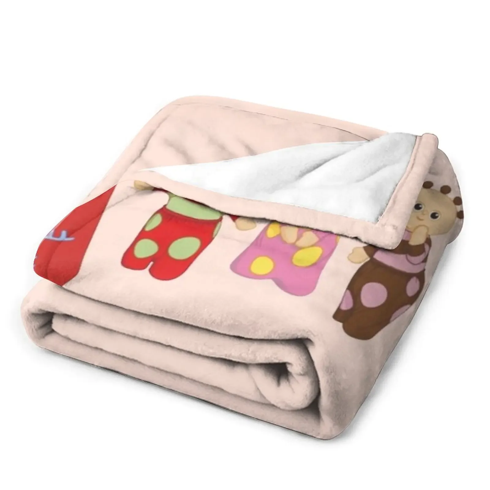 In the night garden Throw Blanket Fluffy Shaggy Blanket Loose Blanket Thermal Blankets For Travel Blankets For Baby