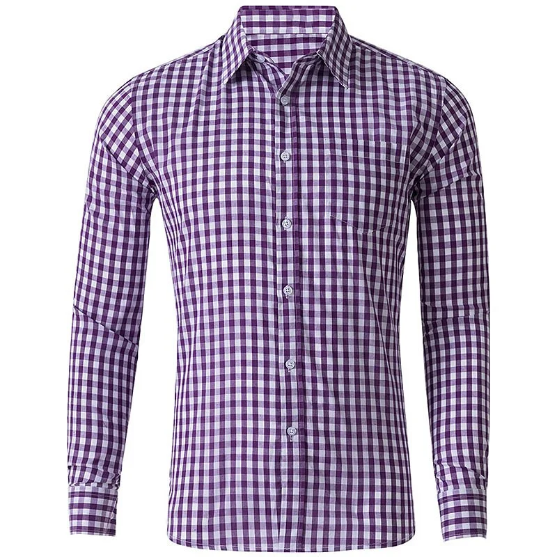 Men's Long Sleeve Shirt Casual Plaid Color Summer 3D Printed Lapel Shirt Summer New  Fashion Casual Men's Clothing Unisex Tops image 5