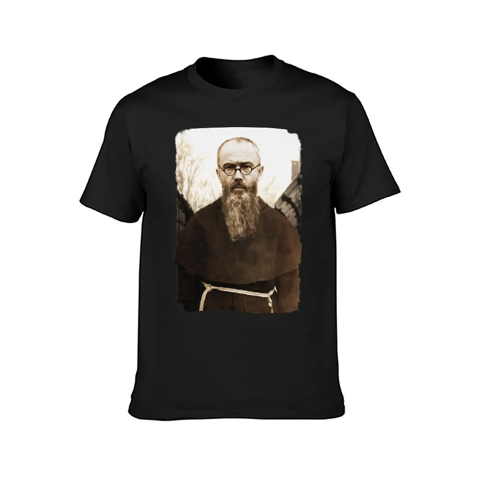 Saint Maximilian Kolbe T-Shirt new edition aesthetic clothes cute clothes customs plain white t shirts men