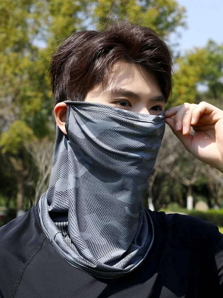 AliExpress NONE Camping Equipment Multi-Function Scarf Ice Silk Unisex Cycling Snood Biker Mask Warmer Outdoorsports Hiking Fishing