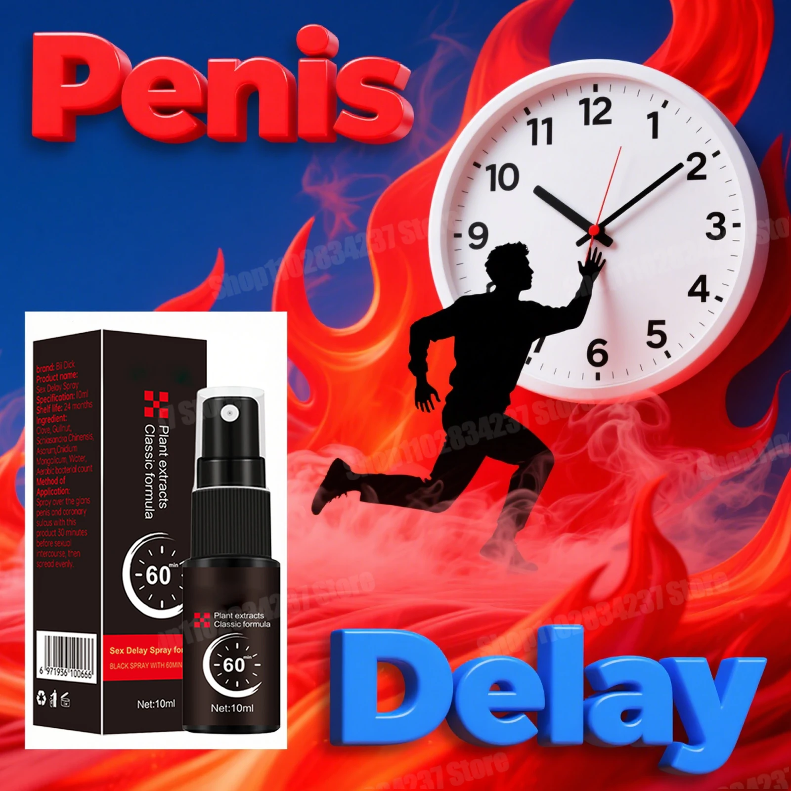 XXXL رذاذ تأخير الوقت الطويل للعافية الجنسية للأزواج وتعزيز مواد التشحيم 2222