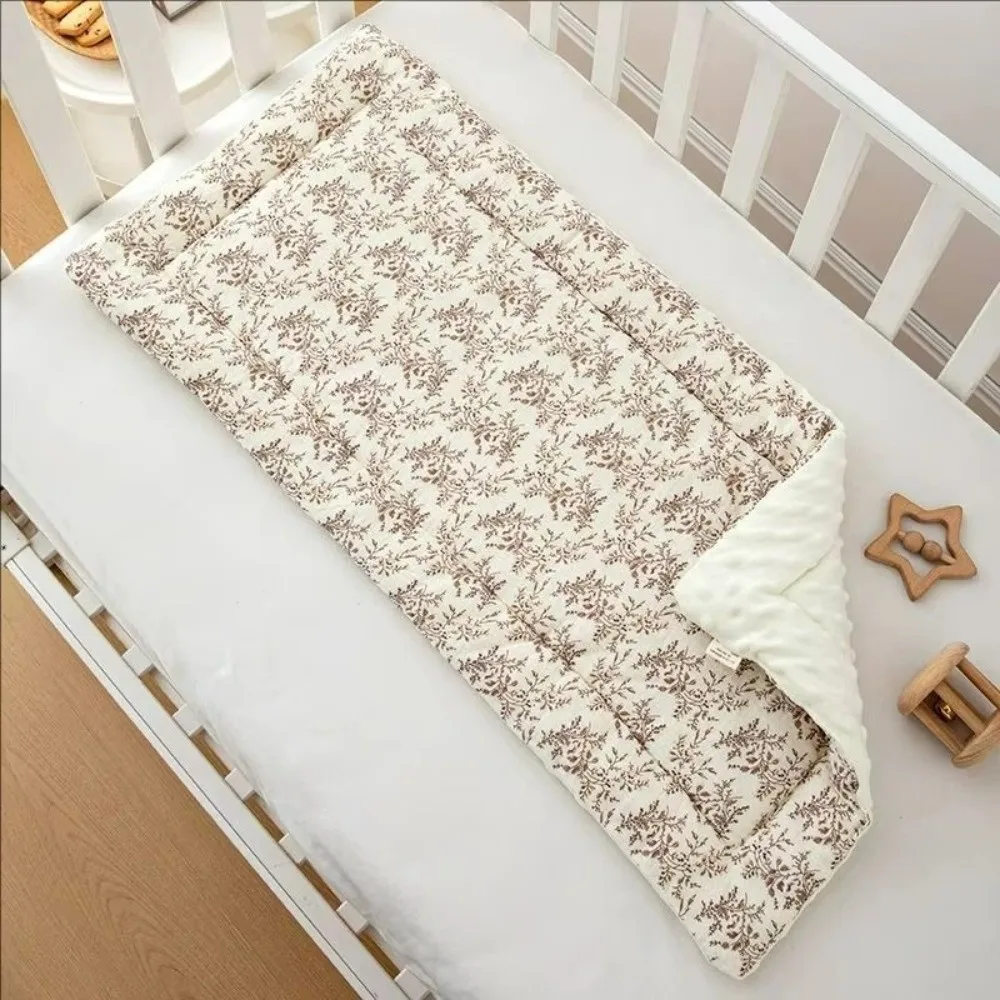 Universal Cartoon Baby Stroller Cushion Rainbow Rabbit Trolley Mattress Flower Square Baby Seat Cushion Stroller Accessories
