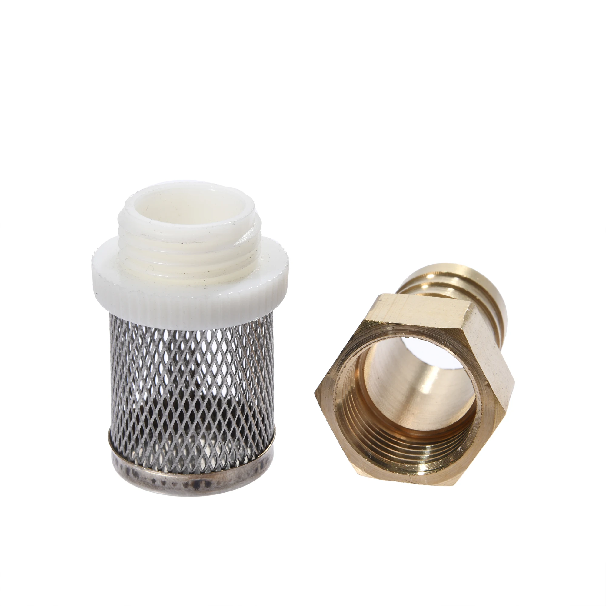 

Stainless Steel Inline Mesh Water Filter 6-19mm, Threaded Brass Fittings for Garden Irrigation, Aquarium Pump, Plumbing Pipe