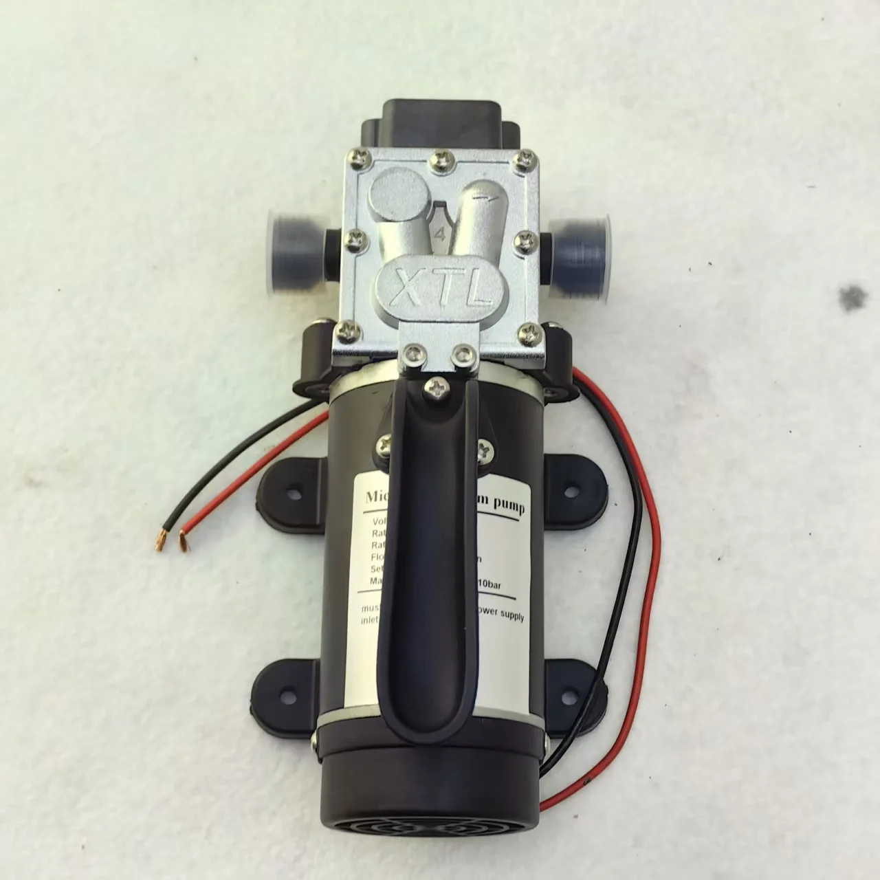 160W Electric Diaphragm Pump Pipeline Pressure Test Pump Water Pipe Leak Detector Floor Heating Cleaning Pump 24v