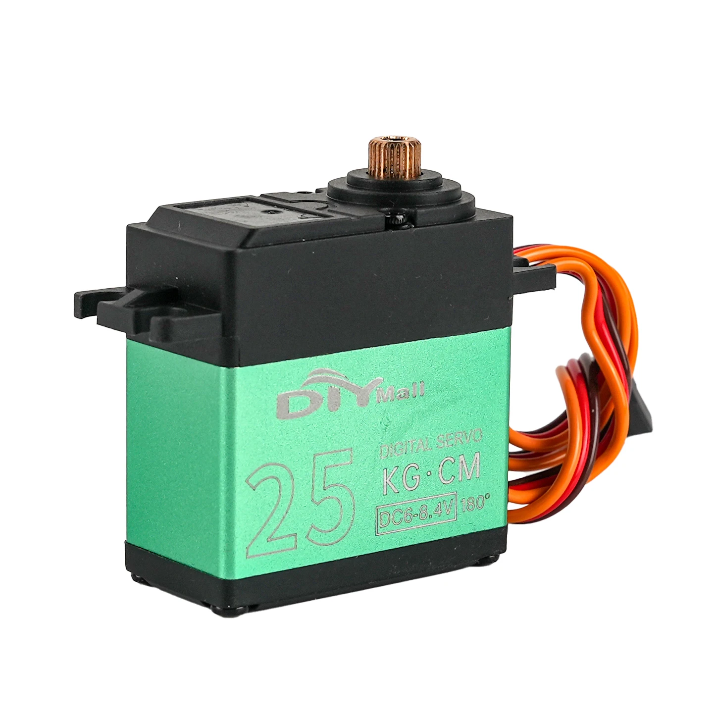 Servomoteur numérique à balais de carbone, 25KG, 8.4V, couple élevé, 180/270/360 degrés, RC, pièces de bricolage pour Robot, voiture, avion, TD-8825MG