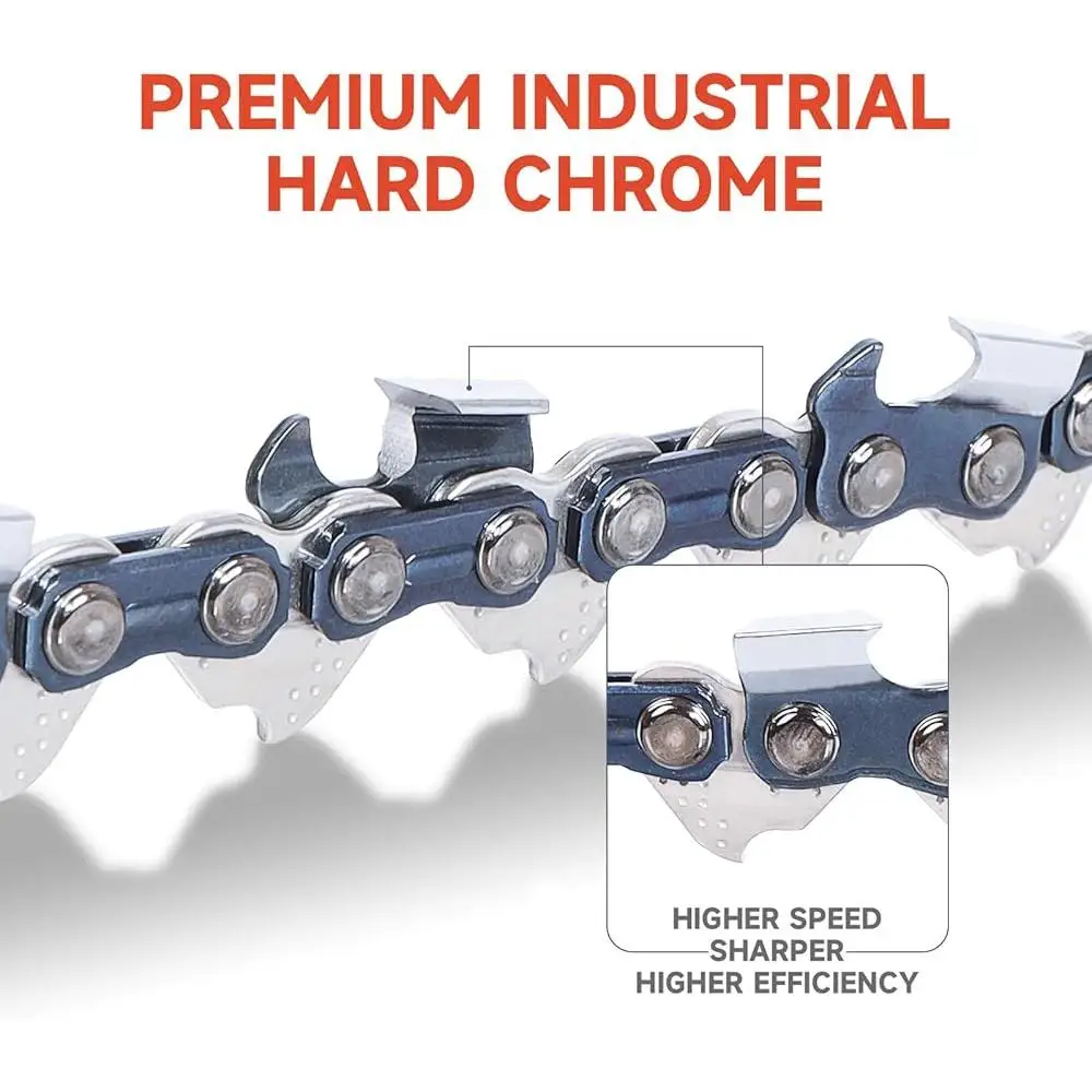 2-حزمة 18 بوصة سلسلة المنشار الانظار.063 مقياس.325 الملعب 68 محرك الروابط دليل شريط استبدال Stihl أوريغون متوافق