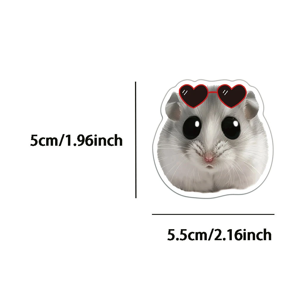 10/30/50pcs Carino Divertente Criceto Meme Adesivi Kawaii Animale Del Fumetto Adesivo FAI DA TE Bottiglia di Acqua Telefono Scrapbook Graffiti Decalcomanie pacchetto