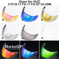 HJ-20M Motorcycle Helmet Visor Lens Case for HJC C70 FG-17 IS-17 FG-ST HJ-20ST Anti-UV Dustproof Helmet Lens Helmet Accessories