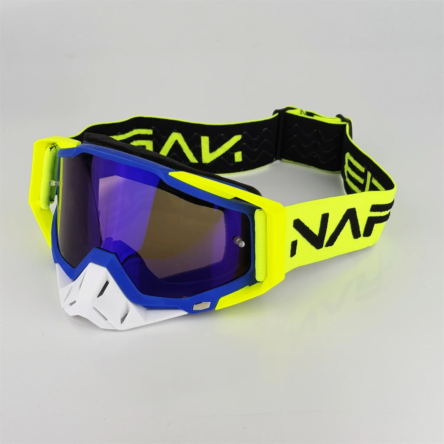 NAFEIB Motorcycle Motocross Goggles/Glasses: Windproof & Impact-Resistant Eyewear for MTB, ATV & Off-Road Riding Adventures. image 2