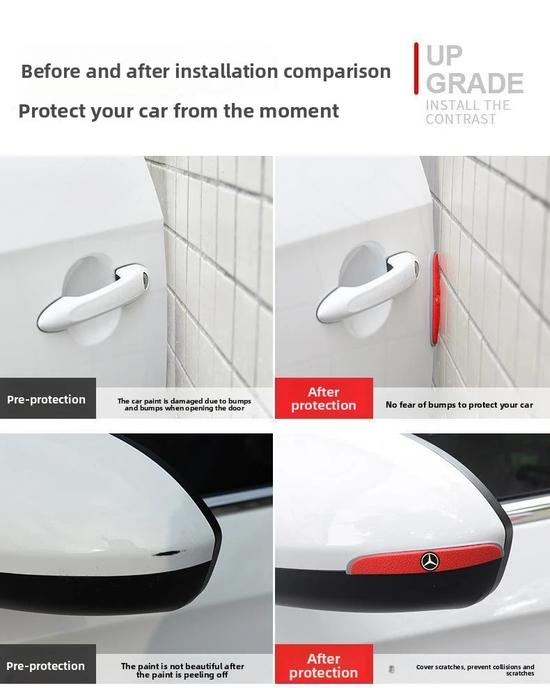 

Car Rearview Mirror Car Door Anti-scratch and Anti-collision Protector for Mercedes Benz B R G Class GLK GLA C200 E200 C200L