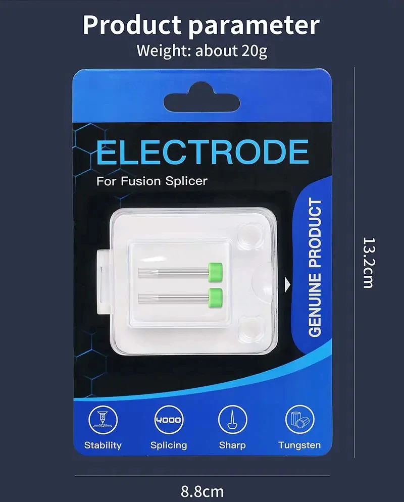 

AUA-70F/A-88S/L-90C Стержень электрода для сварочного аппарата оптоволокна — высококачественные электродные игольчатые разряды примерно 5000 раз