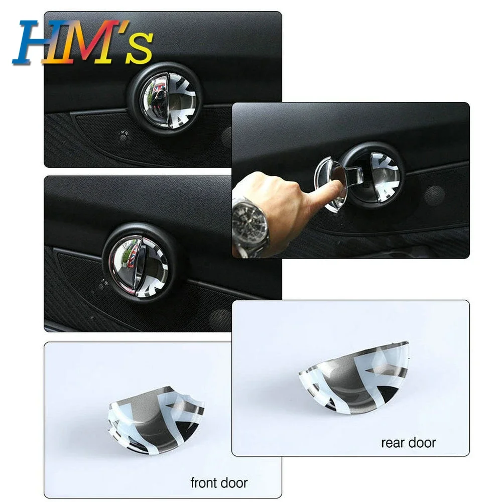 Car Accessories For Mini Cooper Clubman Countryman F54 F55 F56 F60 Union Jack  Interior Door Handle Decoration Cover Stickers