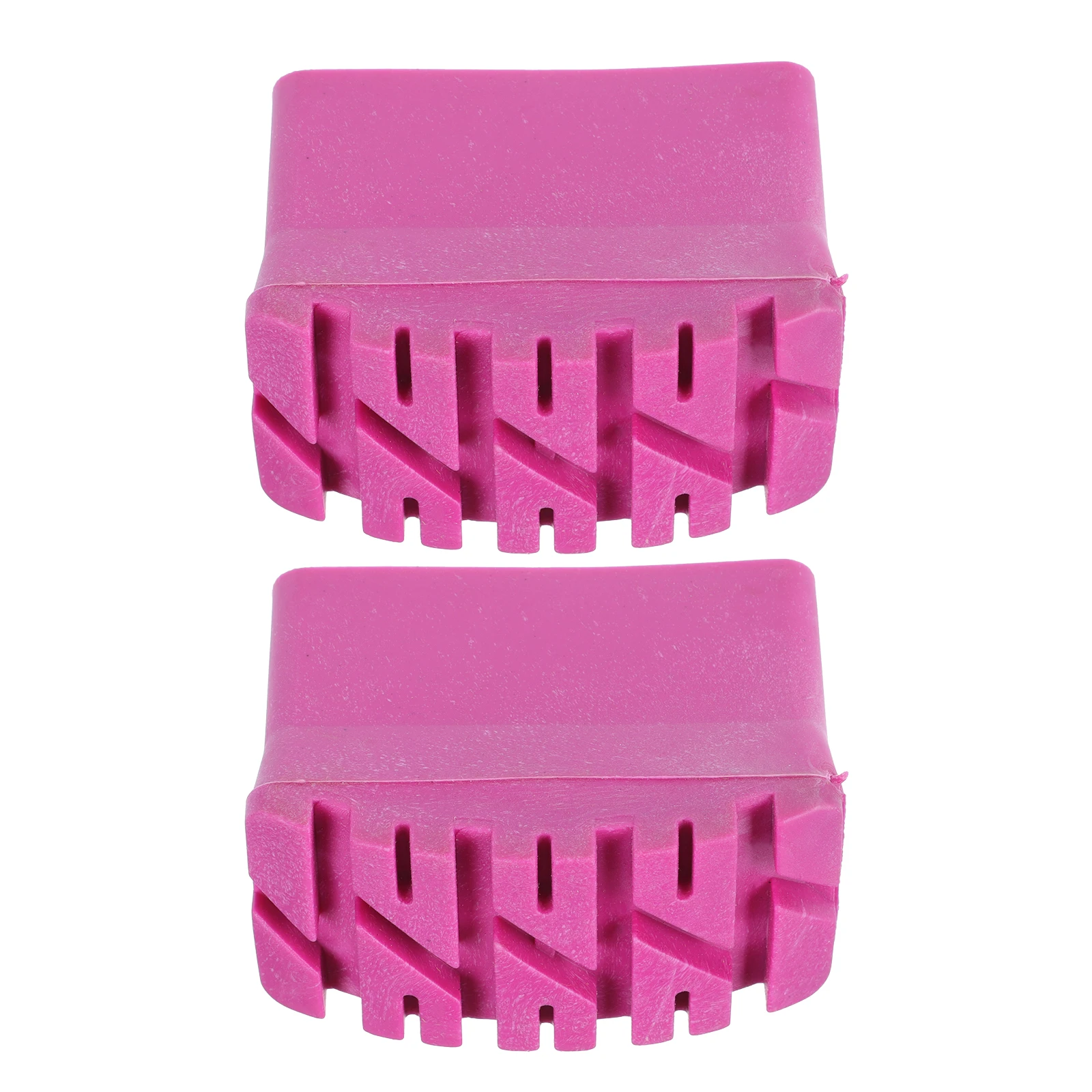 2 قطعة أغطية قدم السلم منصات مطاطية غير قابلة للانزلاق لحماية استقرار السلم ضد التآكل ومنع أضرار الأرضية