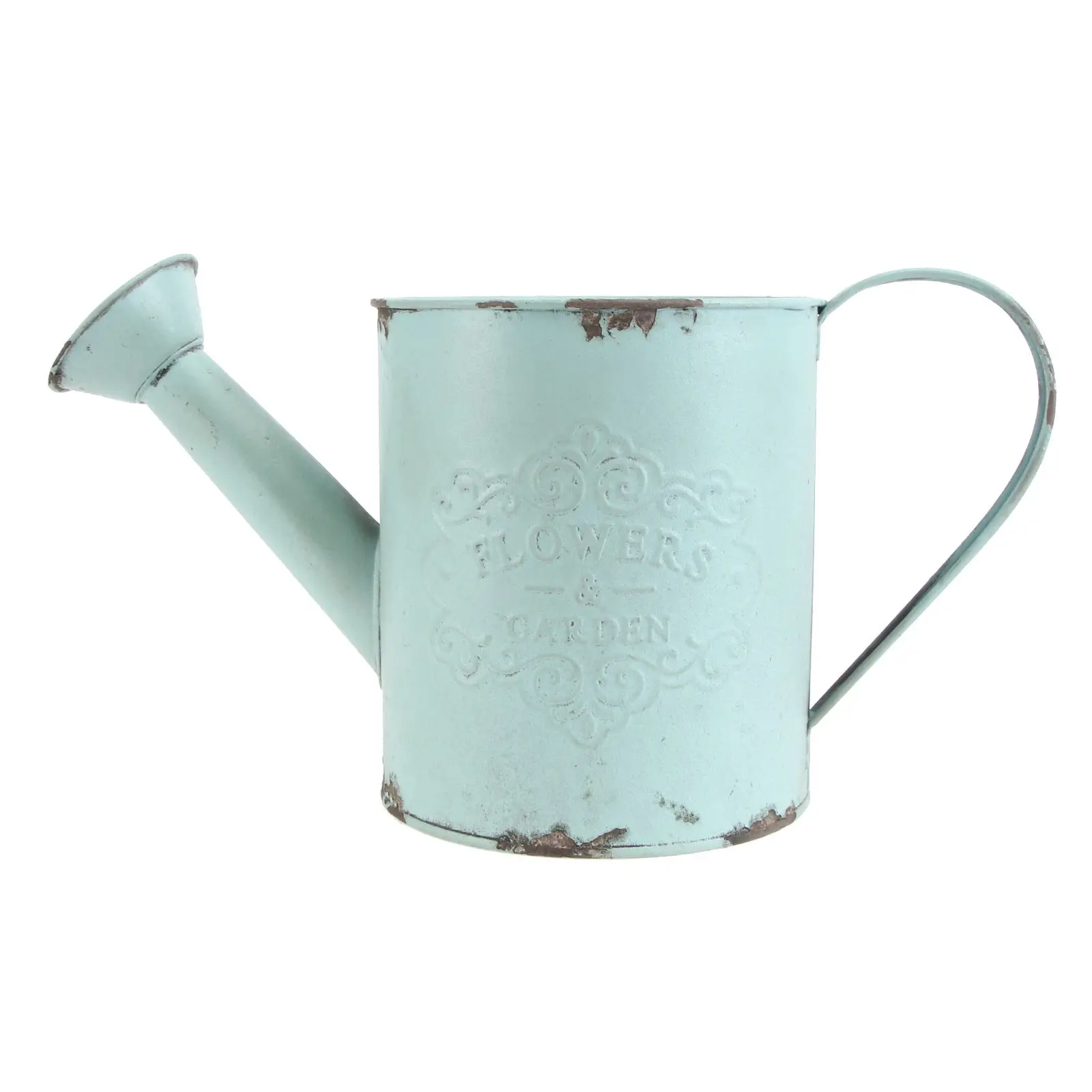 

Retro Iron Flower Bucket Vintage Planter for Dried Silk Fresh Flowers HomeDecoration Floor Display Tin Floral Pot Garden