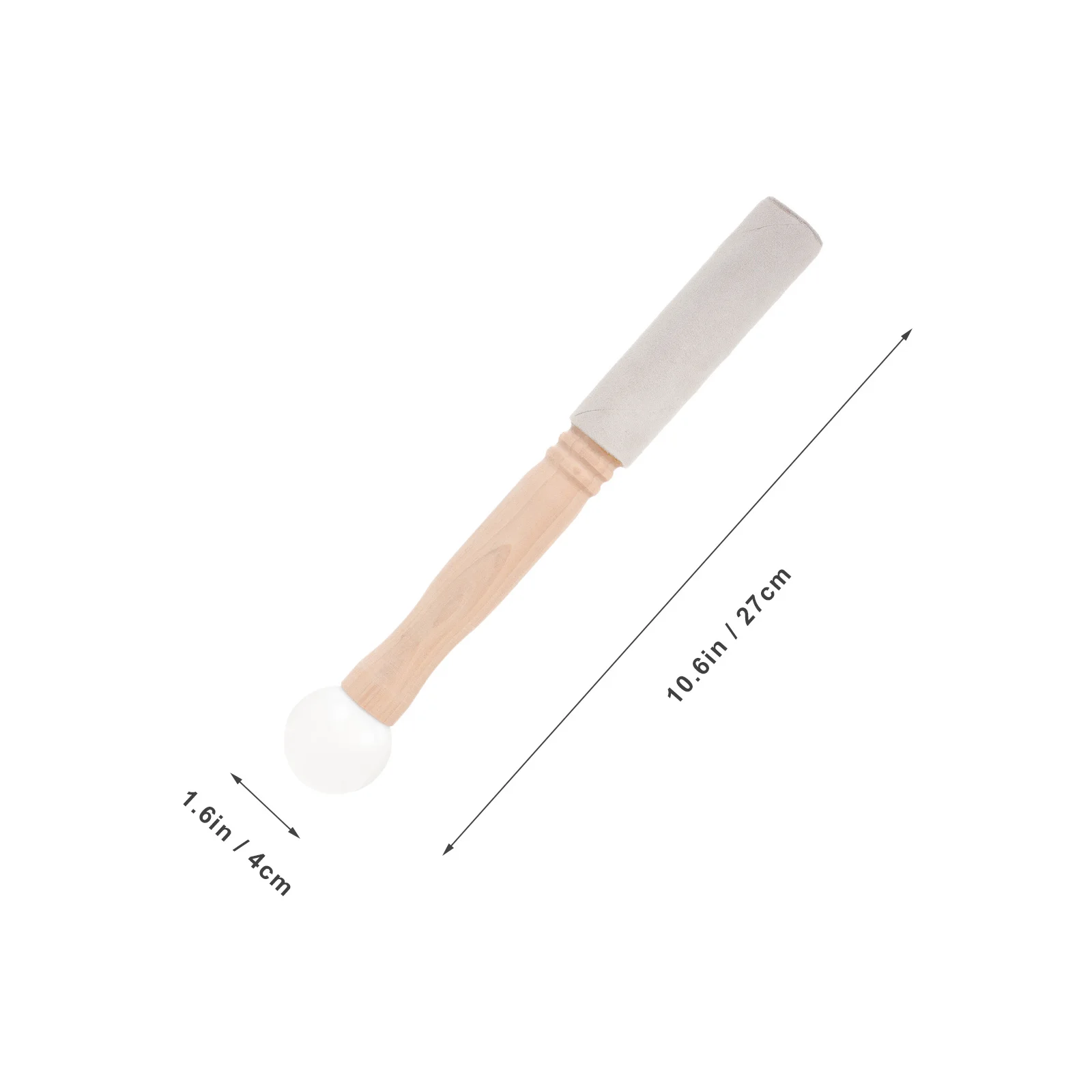 

Wooden Singing Bowl Mallet Smooth Finish Clear Sound Buddha Sound Bowl Striker Lightweight Portable Instrument Parts