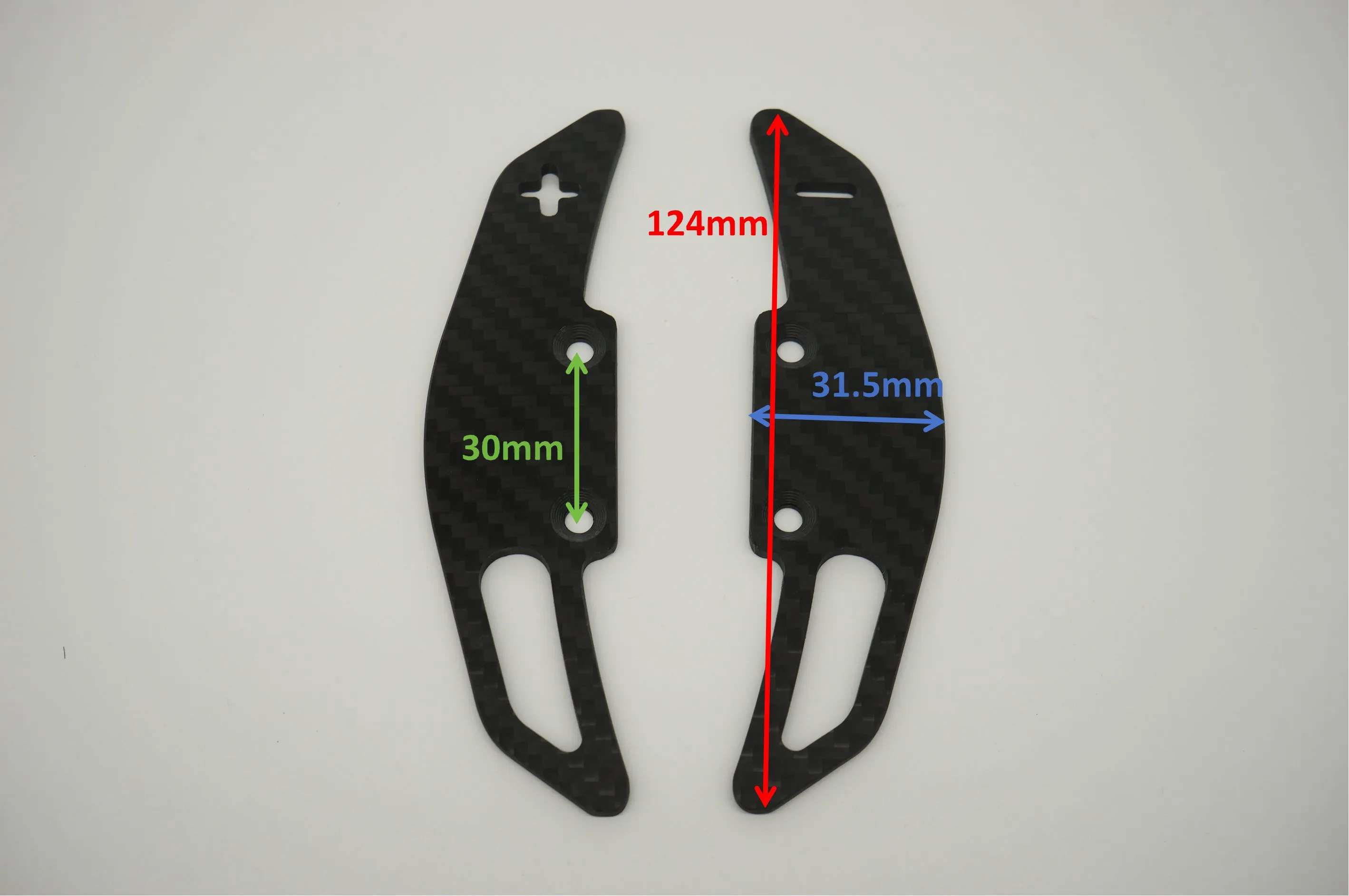 SIMPUSH Kohlefaser-Paddle-Shifter Mod Modifikation Teile Zubehör FÜR FANATEC ClubSport Universal Hub