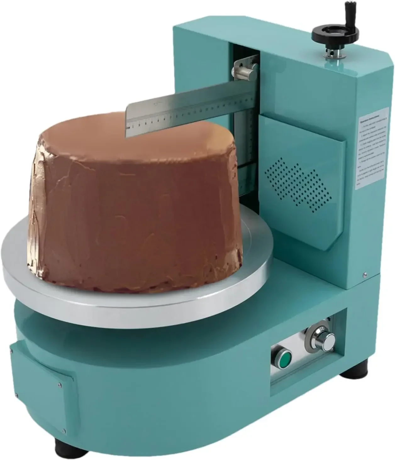 110V Cake Cream Butter Spreading Machine Cake Bread Spreader Birthday Cake Decorating Coating Smoothing Machine for Diameter