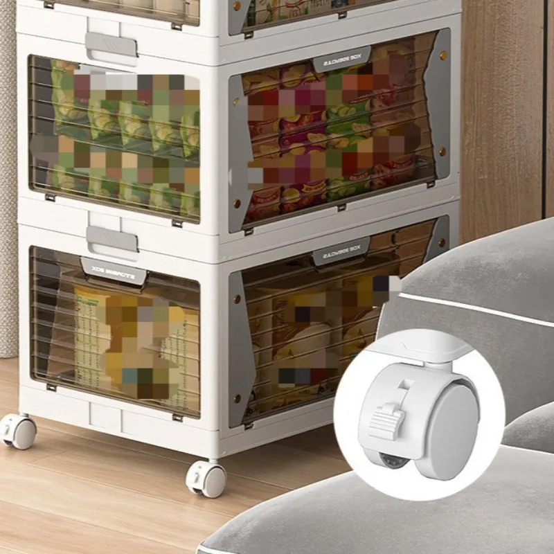 Foldable Household Storage Box Creative Composable Living Room Garbage Storage Organization Cabinet Simple Home Decoration