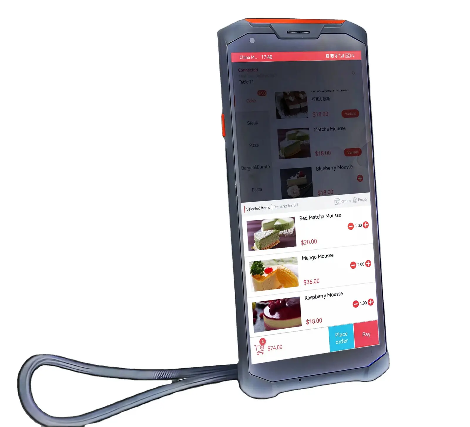 

Typec PDA Handheld Data Collection Terminal with 1D & 2D Codes Waterproof Shell