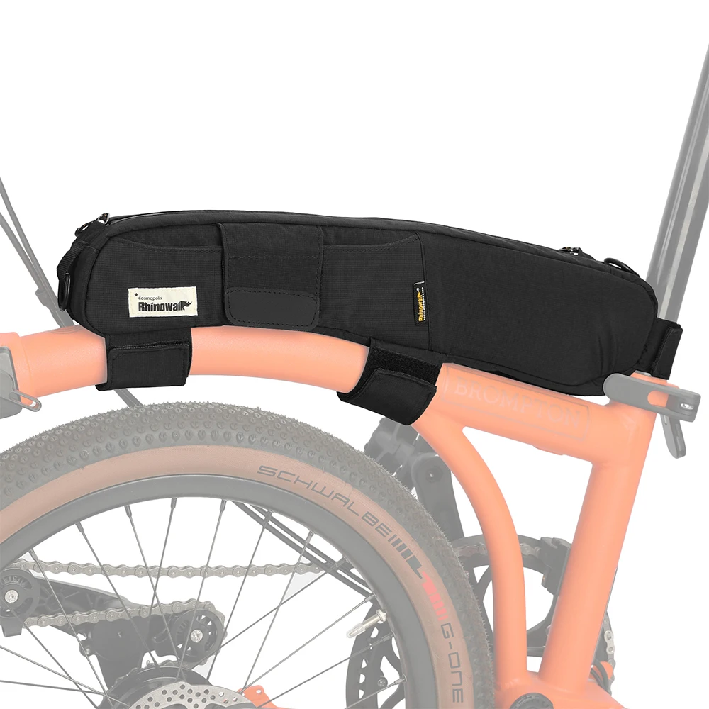 AliExpress Rhinowalk Bicycle Frame Bag For Folding Bike Water-Resistant 2L Riding Top Tube Bickpacking Storage Lugagge Fit Brompton Dahon
