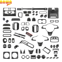 BAWA Carbon Fiber Grain Interior Decoration Cover Stickers Trim for Suzuki Jimny 2019 2020 2021 2022 Car Protection Accessories