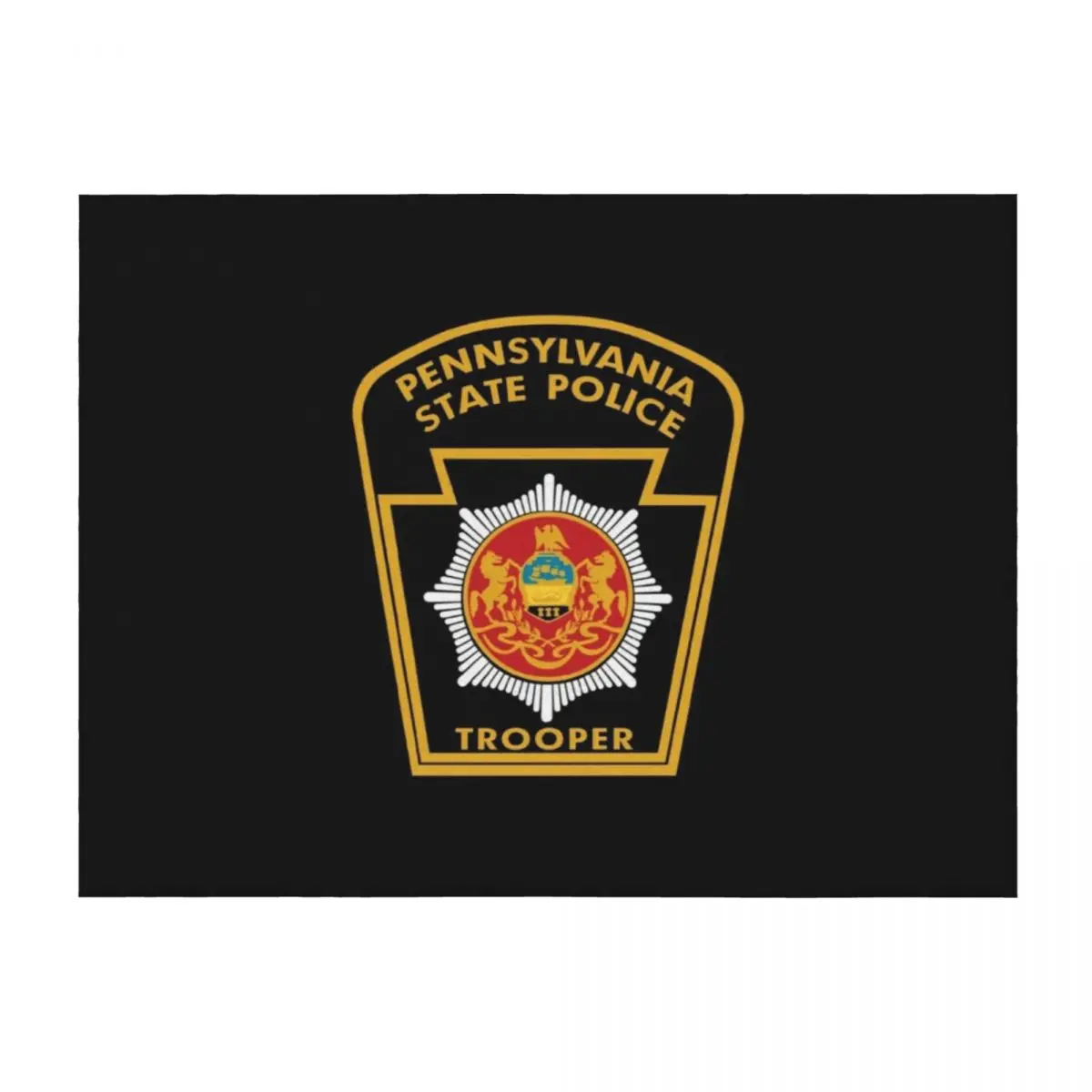 

Pennsylvania State Police seal Throw Blanket Winter beds Plush Giant Sofa Luxury Blankets