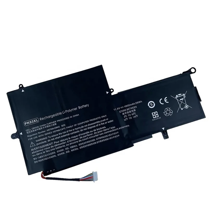 

11.4V 56Wh PK03XL Laptop Battery for HP Spectre Pro X360 G1 G2 TPN-Q157 HSTNN-DB6S 6789116-005 788237-2C1 788237-2C2 789116-005