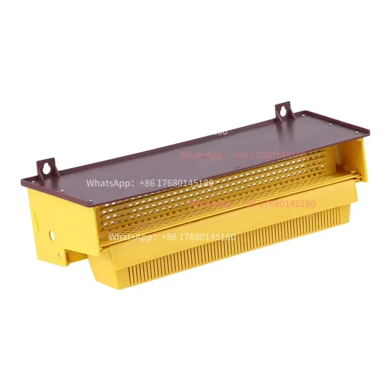 24‑Pieces One‑Piece Plastic Pollen Trap, 10‑Frame Beehive Entrance Honeybee Pollen Collecting Box for Beekeeping